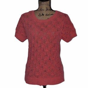 Levi's women's short sleeve pullover knit sweater size XL